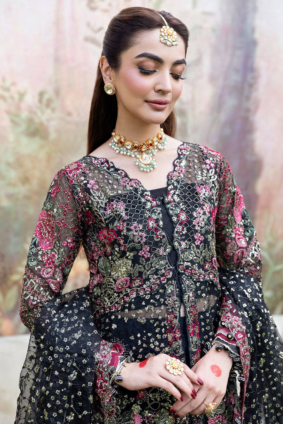Shagna | Mehfil Festive Formals | SF-08-KAJAL - Pakistani Designer Dress - by Ramsha - Type : Ladies Clothes - 100% Original at Saira Sultan