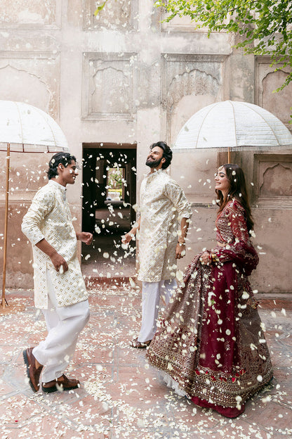 Shagna | Mehfil Festive Formals | SF-01- GULRUKH - Pakistani Designer Dress - by Ramsha - Type : Ladies Clothes - 100% Original at Saira Sultan