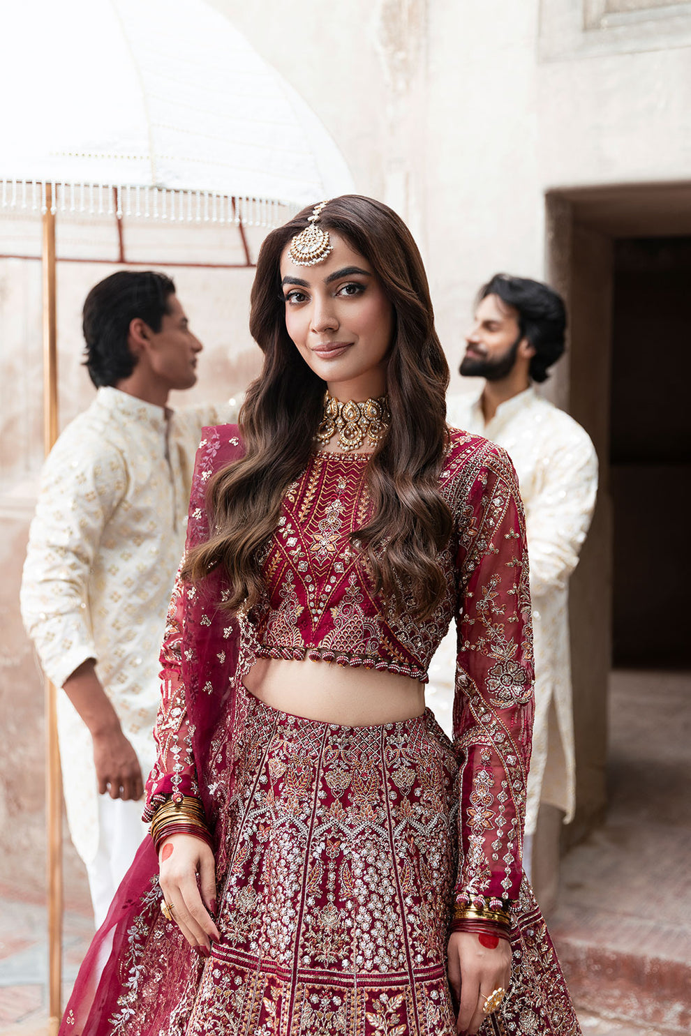 Shagna | Mehfil Festive Formals | SF-01- GULRUKH - Pakistani Designer Dress - by Ramsha - Type : Ladies Clothes - 100% Original at Saira Sultan