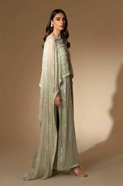 Jeem | Luxury Pret | MIA MINT GREEN - Pakistani Designer Dress - by Jeem | Type: Luxury - 100% Original at Saira Sultan