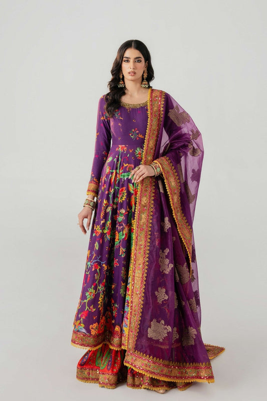 Fahad Hussayn | Jalsa Ghar | Mihrab XS Purple Lawn