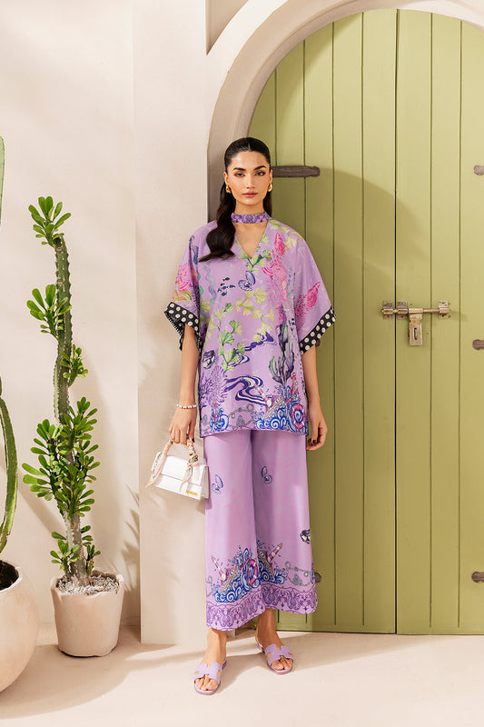 Saira Rizwan | Silk Coords 25 | LILAC LUSH - SRSP-25-10 - Pakistani Designer Dress - by Saira Rizwan - Type : Ladies Clothes - 100% Original at Saira Sultan
