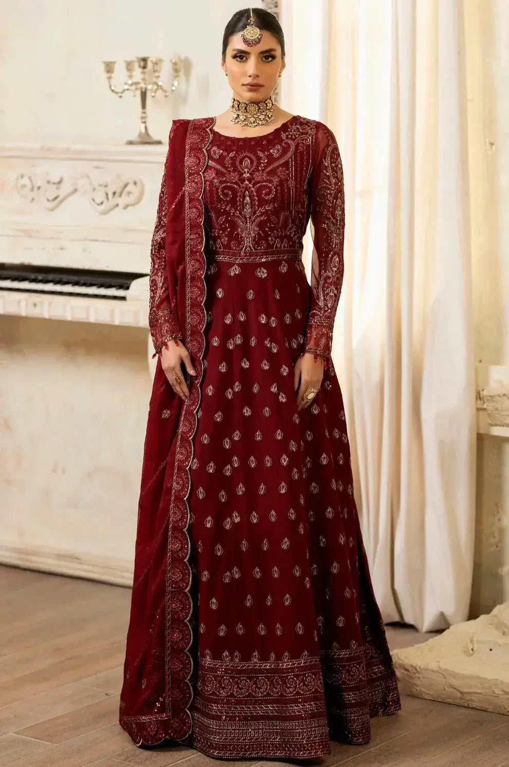 Mohagni | Janan Formals | ROSETTE MGL-05 - Pakistani Designer Dress - by Mohagni | Type: Formal - 100% Original at Saira Sultan