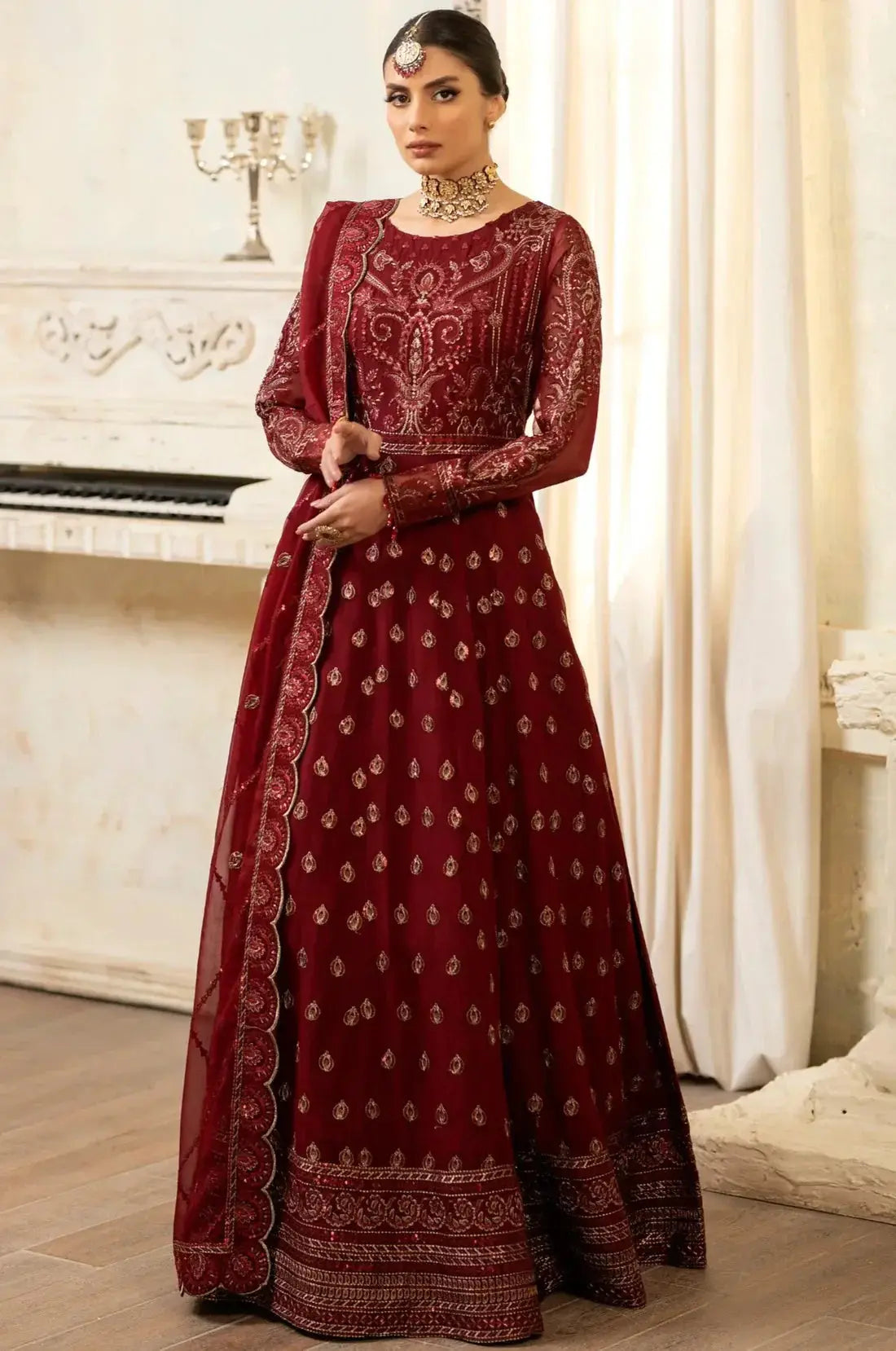 Mohagni | Janan Formals | ROSETTE MGL-05 - Pakistani Designer Dress - by Mohagni | Type: Formal - 100% Original at Saira Sultan