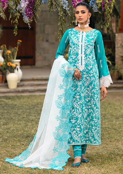 Mohagni | Muntazir Luxury Lawn 24 | MGZ-10 - Pakistani Designer Dress - by Mohagni | Type: Luxury - 100% Original at Saira Sultan