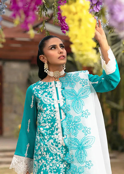 Mohagni | Muntazir Luxury Lawn 24 | MGZ-10 - Pakistani Designer Dress - by Mohagni | Type: Luxury - 100% Original at Saira Sultan