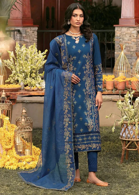 Mohagni | Muntazir Luxury Lawn 24 | CM-06 - Pakistani Designer Dress - by Mohagni | Type: Luxury - 100% Original at Saira Sultan