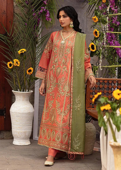 Mohagni | Muntazir Luxury Lawn 24 | CM-09 - Pakistani Designer Dress - by Mohagni | Type: Luxury - 100% Original at Saira Sultan