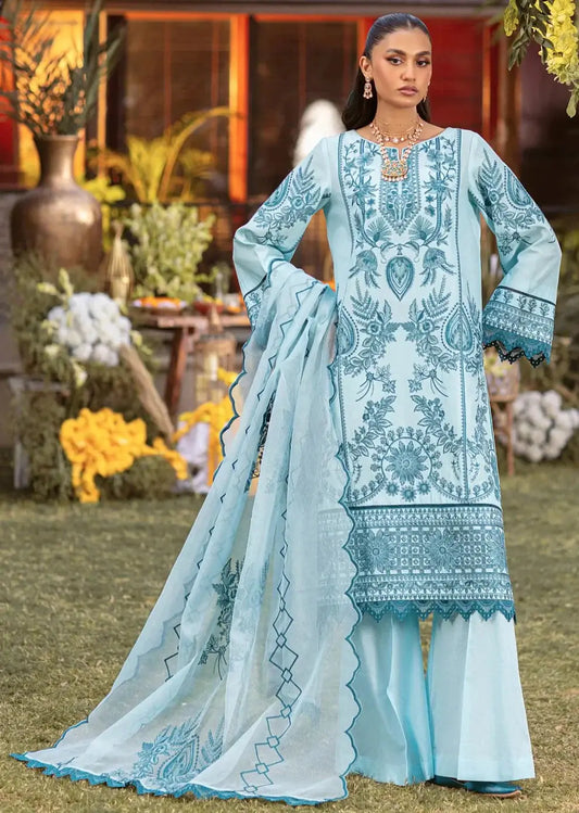 Mohagni | Muntazir Luxury Lawn 24 | CM-10 - Pakistani Designer Dress - by Mohagni | Type: Luxury - 100% Original at Saira Sultan