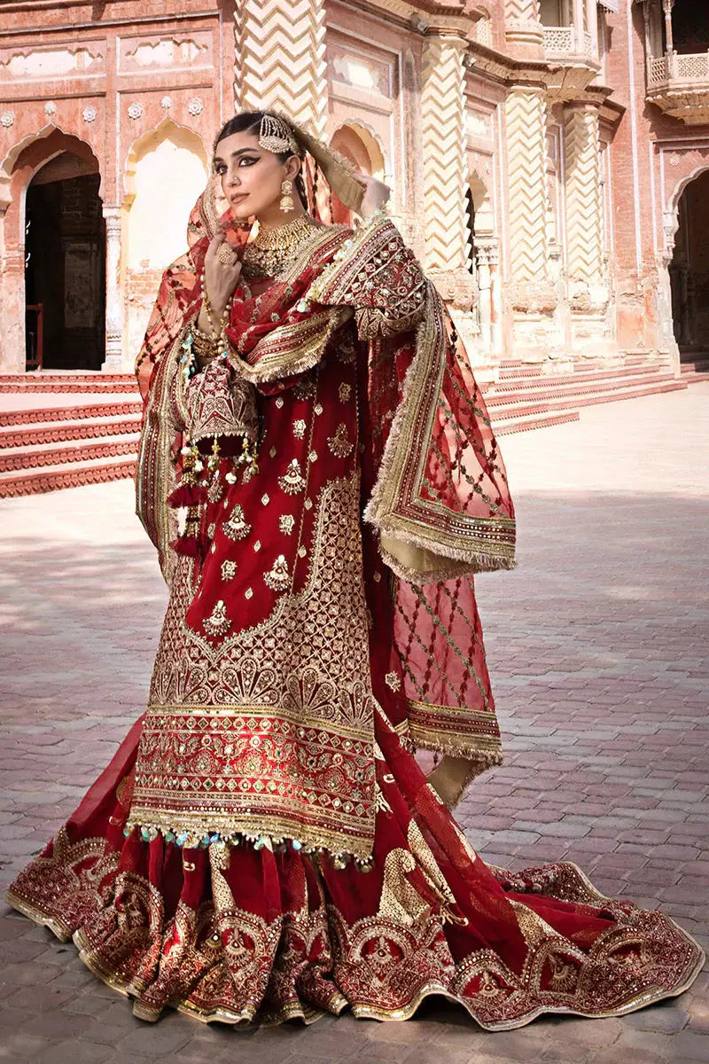 MNR | Talpur Dynasty 23 | Biya Begum - Pakistani Designer Dress - by MNR | Type: Bridal - 100% Original at Saira Sultan