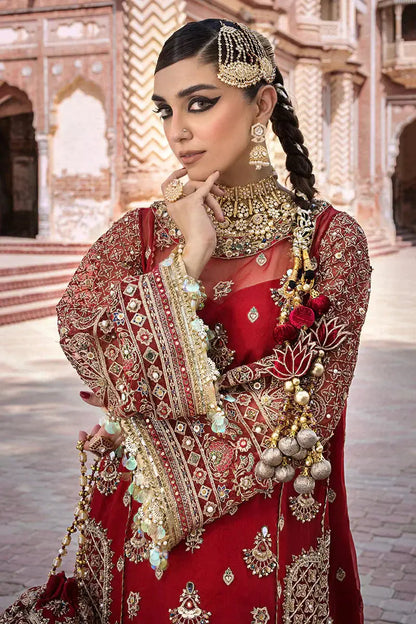 MNR | Talpur Dynasty 23 | Biya Begum - Pakistani Designer Dress - by MNR | Type: Bridal - 100% Original at Saira Sultan