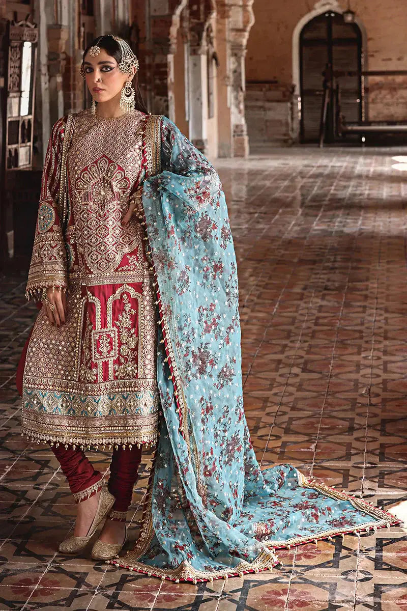 MNR | Talpur Dynasty 23 | Bibi Lal - Pakistani Designer Dress - by MNR | Type: Bridal - 100% Original at Saira Sultan