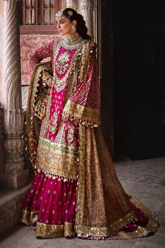 MNR | Talpur Dynasty 23 | Naranji - Pakistani Designer Dress - by MNR | Type: Bridal - 100% Original at Saira Sultan