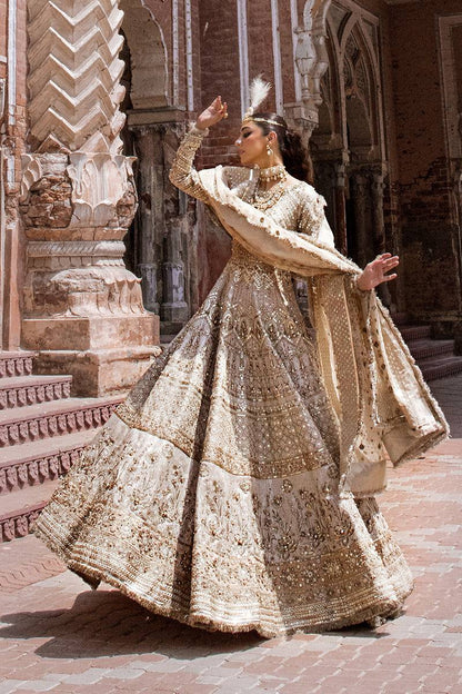 MNR | Talpur Dynasty 23 | Moti - Pakistani Designer Dress - by MNR | Type: Bridal - 100% Original at Saira Sultan