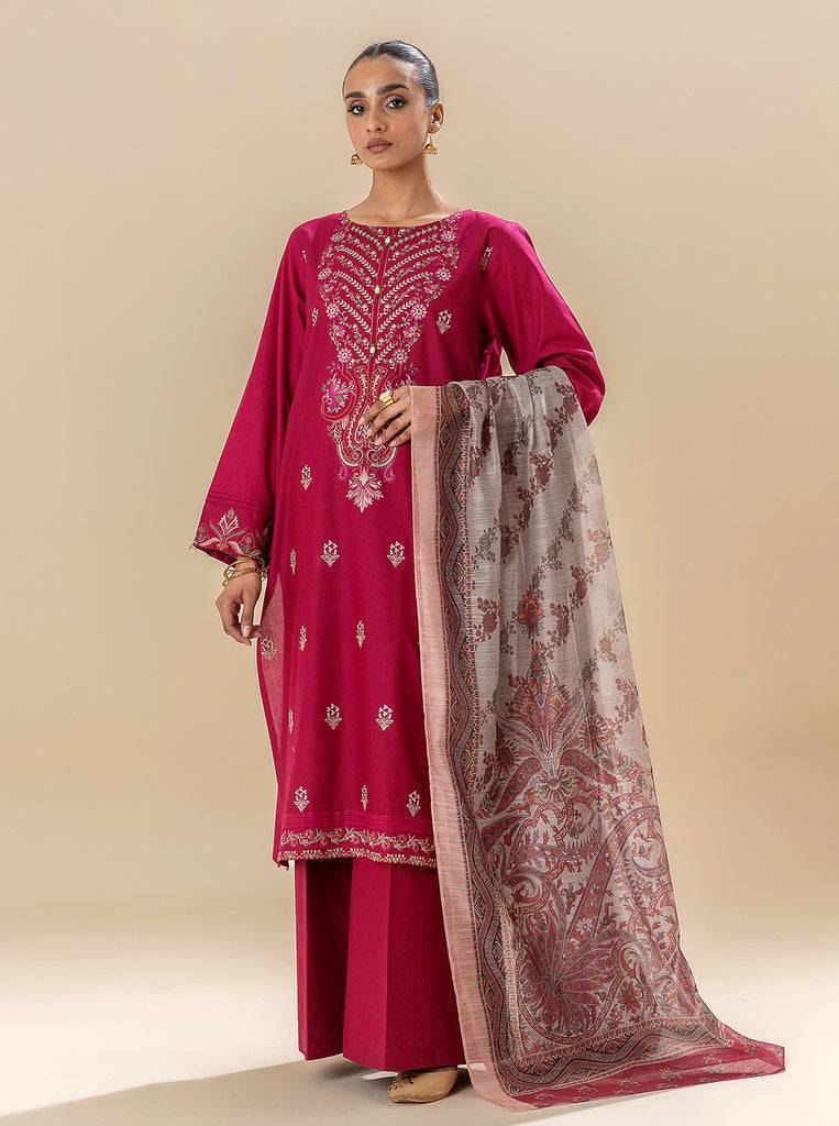 Morbagh | Lawn Collection 24 | RASPBERRY COULIS - Pakistani Designer Dress - by Morbagh | Type: Luxury - 100% Original at Saira Sultan