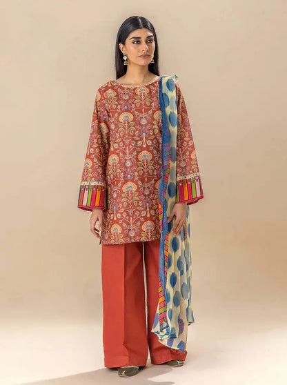 Morbagh | Lawn Collection 24 | AUBURN SKY - Pakistani Designer Dress - by Morbagh | Type: Luxury - 100% Original at Saira Sultan