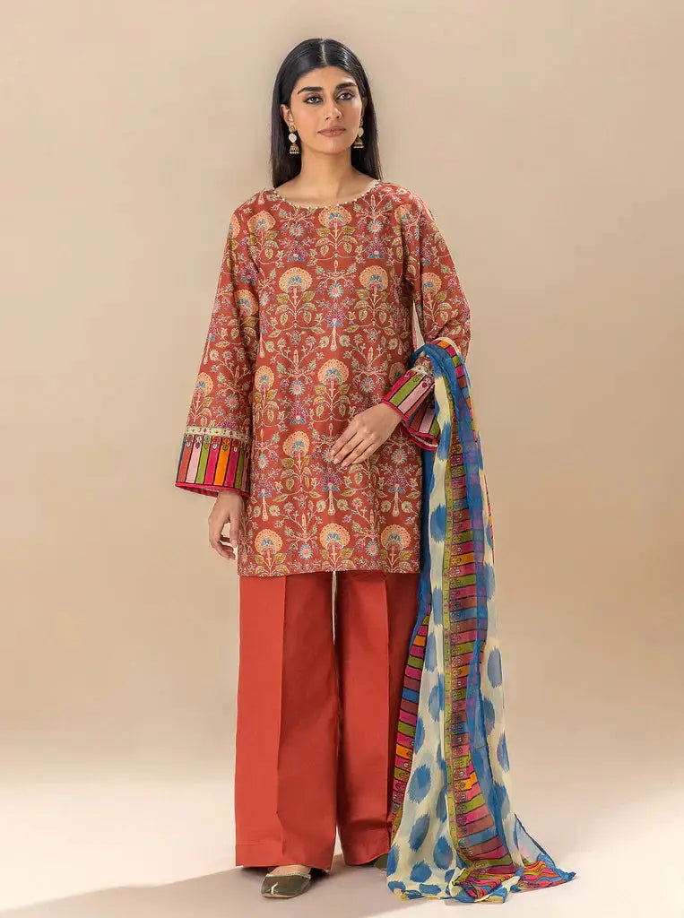 Morbagh | Lawn Collection 24 | AUBURN SKY - Pakistani Designer Dress - by Morbagh | Type: Luxury - 100% Original at Saira Sultan