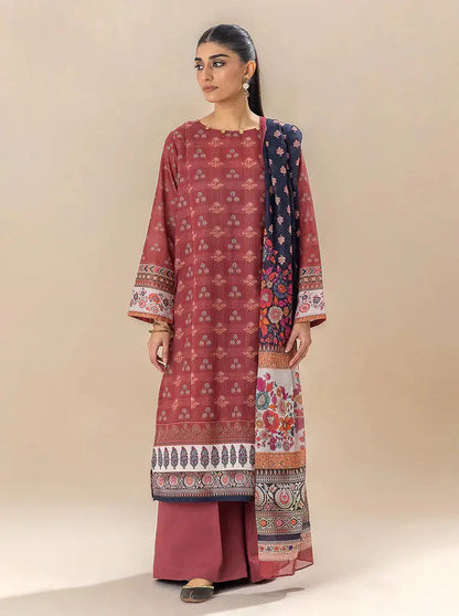 Morbagh | Lawn Collection 24 | ROYALTY RED - Pakistani Designer Dress - by Morbagh | Type: Luxury - 100% Original at Saira Sultan