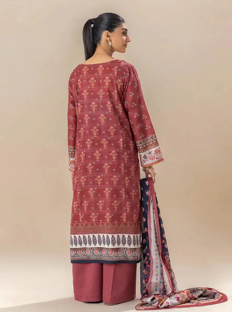 Morbagh | Lawn Collection 24 | ROYALTY RED - Pakistani Designer Dress - by Morbagh | Type: Luxury - 100% Original at Saira Sultan