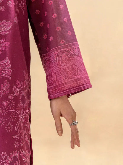 Morbagh | Lawn Collection 24 | WINE WARMTH - Pakistani Designer Dress - by Morbagh | Type: Luxury - 100% Original at Saira Sultan