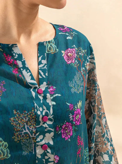 Morbagh | Lawn Collection 24 | SERENITY GREENS - Pakistani Designer Dress - by Morbagh | Type: Luxury - 100% Original at Saira Sultan