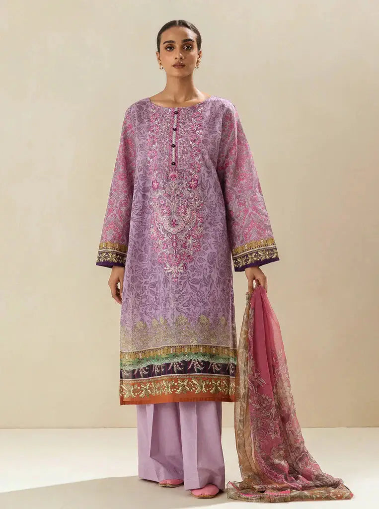 Morbagh | Lawn Collection 24 | LAVENDULA LOOP - Pakistani Designer Dress - by Morbagh | Type: Luxury - 100% Original at Saira Sultan