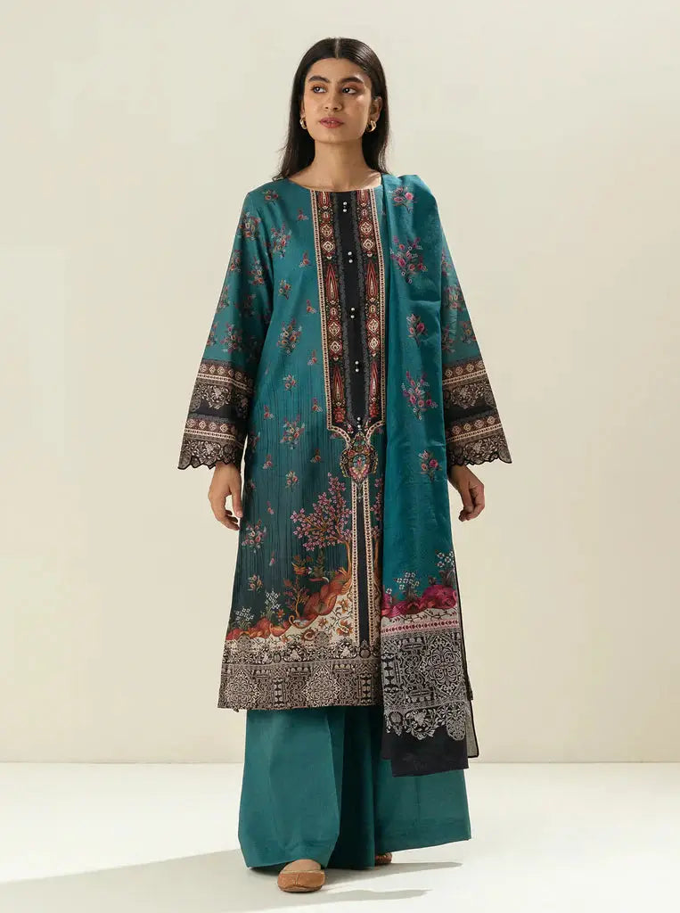 Morbagh | Lawn Collection 24 | EMERALD ABUNDANCE - Pakistani Designer Dress - by Morbagh | Type: Luxury - 100% Original at Saira Sultan