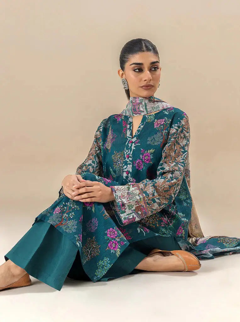 Morbagh | Lawn Collection 24 | SERENITY GREENS - Pakistani Designer Dress - by Morbagh | Type: Luxury - 100% Original at Saira Sultan