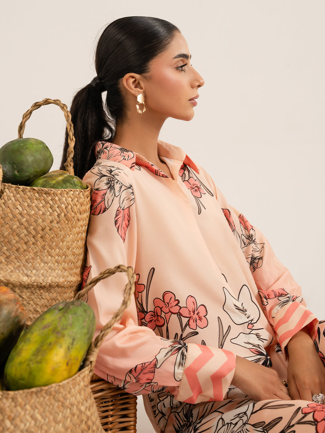 IZEL | Sunset street Pret | MUSE - Pakistani Designer Dress - by Izel - Type : Ladies Clothes - 100% Original at Saira Sultan