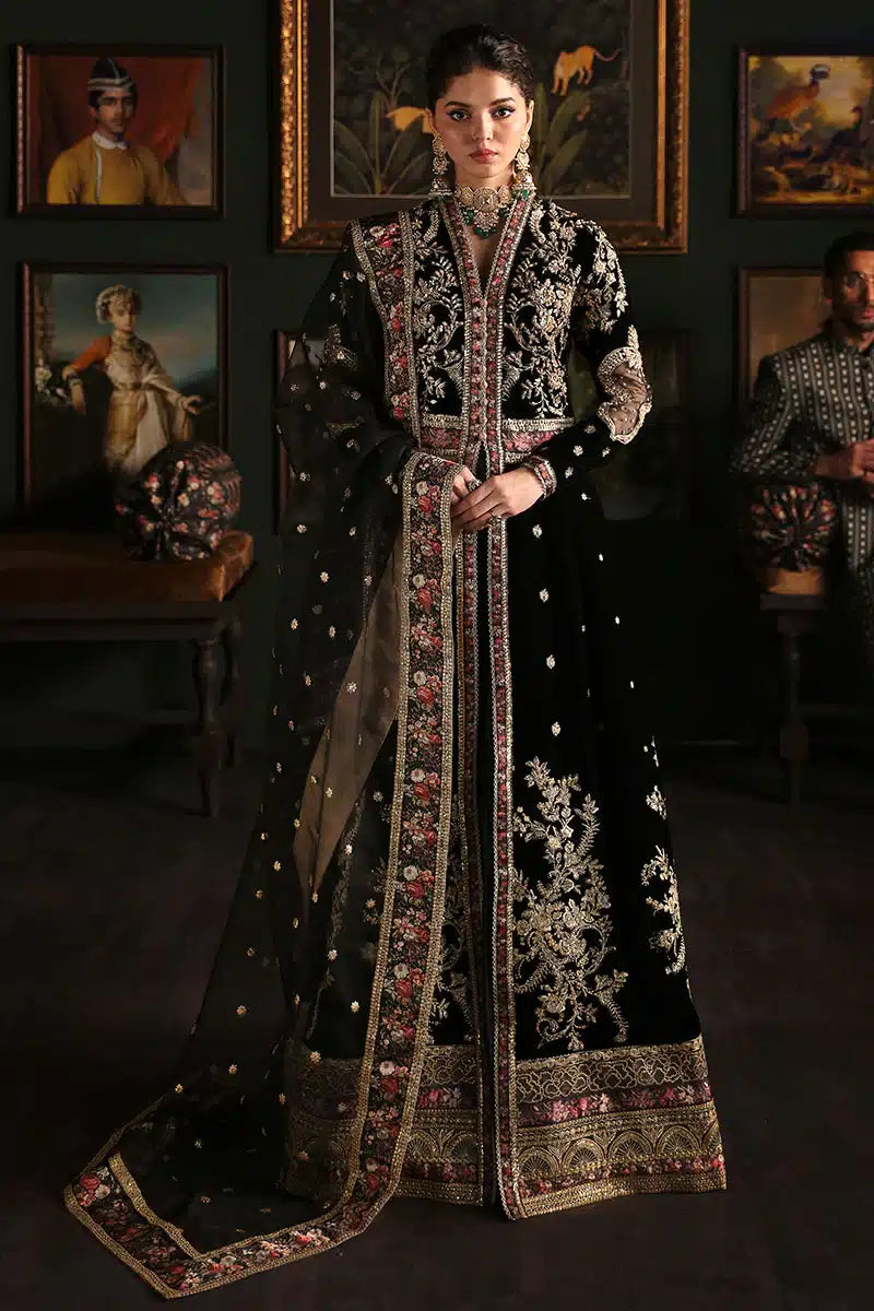 Mushq | Niloufer Velvet Edit 23 | Pari - Pakistani Designer Dress - by Mushq | Type: Bridal - 100% Original at Saira Sultan