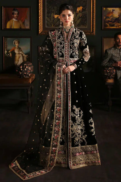 Mushq | Niloufer Velvet Edit 23 | Pari - Pakistani Designer Dress - by Mushq | Type: Bridal - 100% Original at Saira Sultan