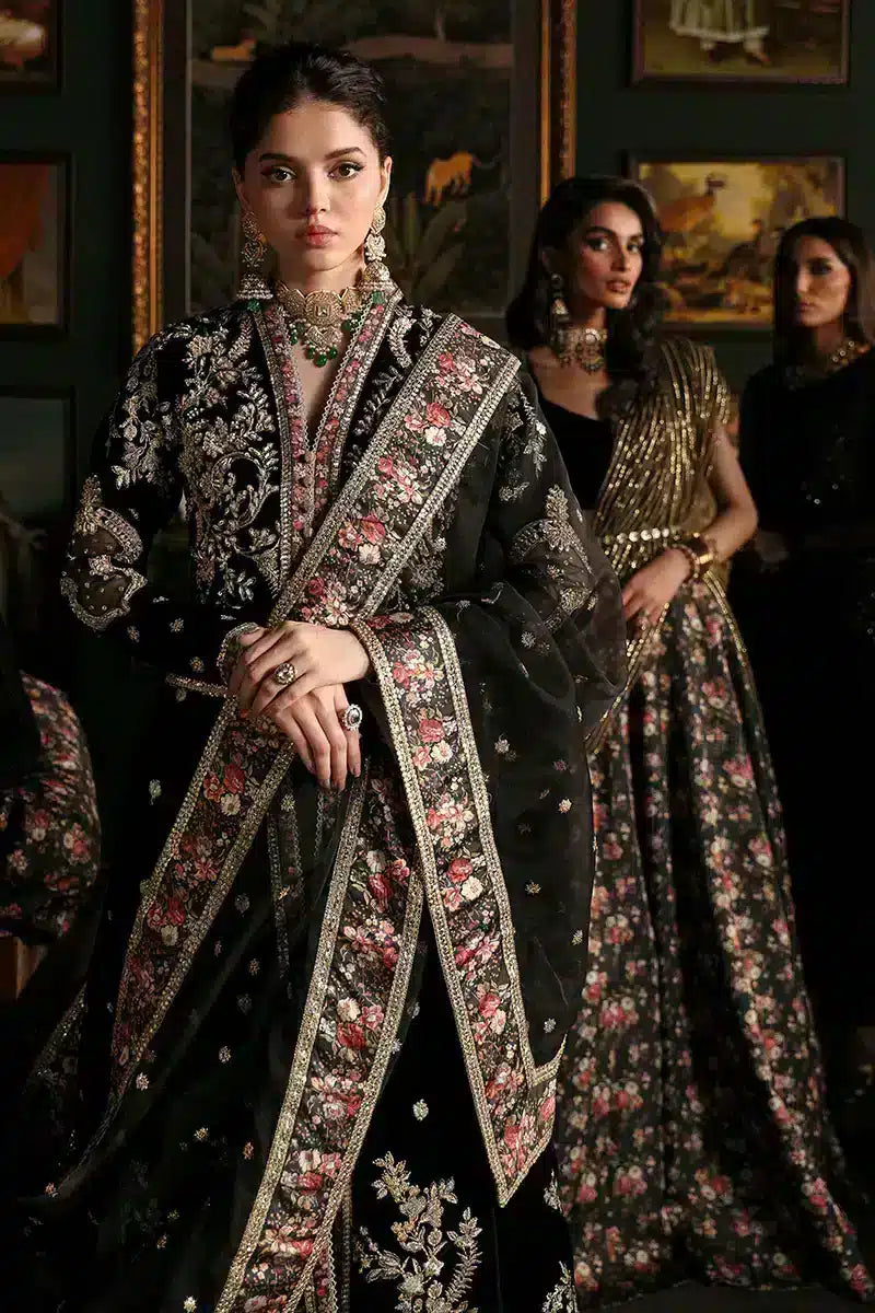 Mushq | Niloufer Velvet Edit 23 | Pari - Pakistani Designer Dress - by Mushq | Type: Bridal - 100% Original at Saira Sultan