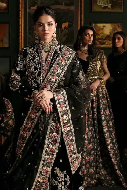 Mushq | Niloufer Velvet Edit 23 | Pari - Pakistani Designer Dress - by Mushq | Type: Bridal - 100% Original at Saira Sultan