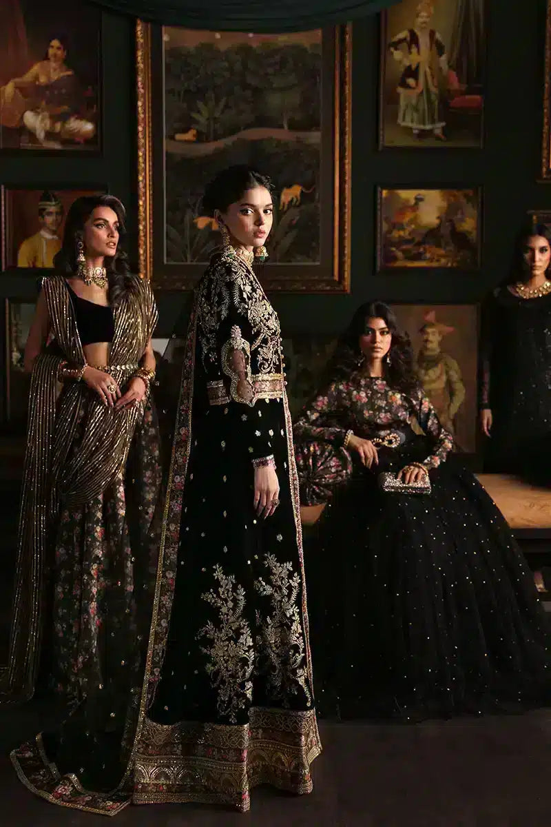 Mushq | Niloufer Velvet Edit 23 | Pari - Pakistani Designer Dress - by Mushq | Type: Bridal - 100% Original at Saira Sultan
