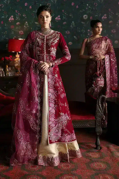 Mushq | Niloufer Velvet Edit 23 | Roxana - Pakistani Designer Dress - by Mushq | Type: Bridal - 100% Original at Saira Sultan