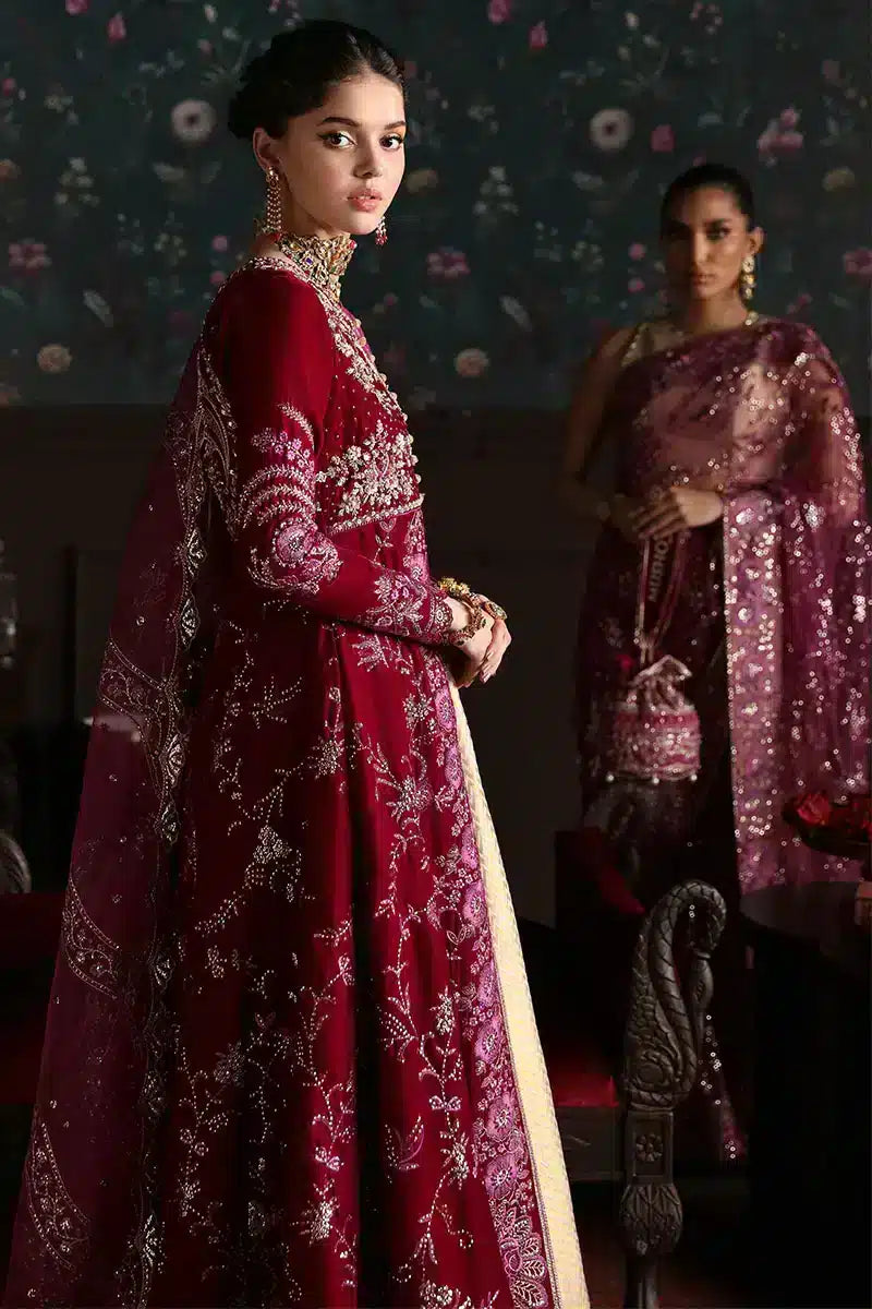 Mushq | Niloufer Velvet Edit 23 | Roxana - Pakistani Designer Dress - by Mushq | Type: Bridal - 100% Original at Saira Sultan