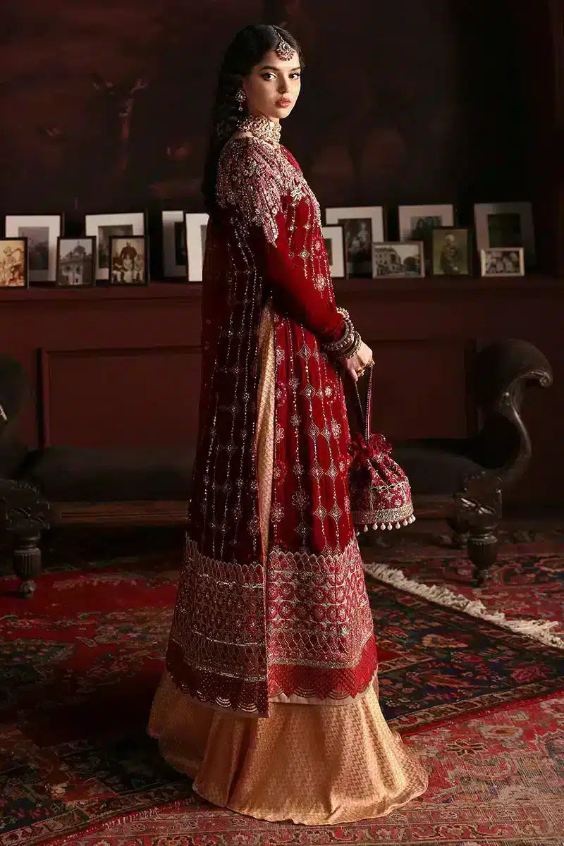 Mushq | Niloufer Velvet Edit 23 | Farah - Pakistani Designer Dress - by Mushq | Type: Bridal - 100% Original at Saira Sultan