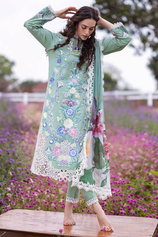 Mushq | Hemline The Secret Garden | BRIMSTONE - Pakistani Designer Dress - by Mushq | Type: Luxury - 100% Original at Saira Sultan