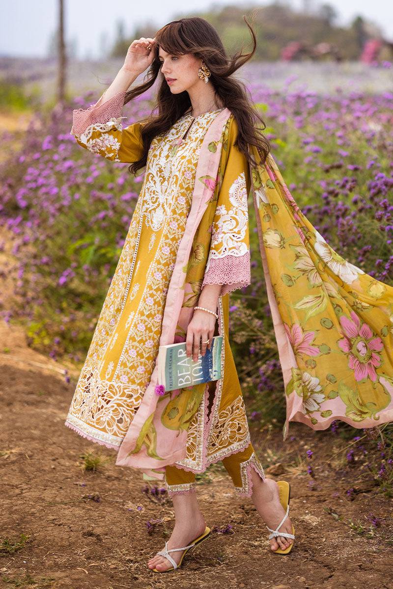 Mushq | Hemline The Secret Garden | WHISPERING PETALS - Pakistani Designer Dress - by Mushq | Type: Luxury - 100% Original at Saira Sultan