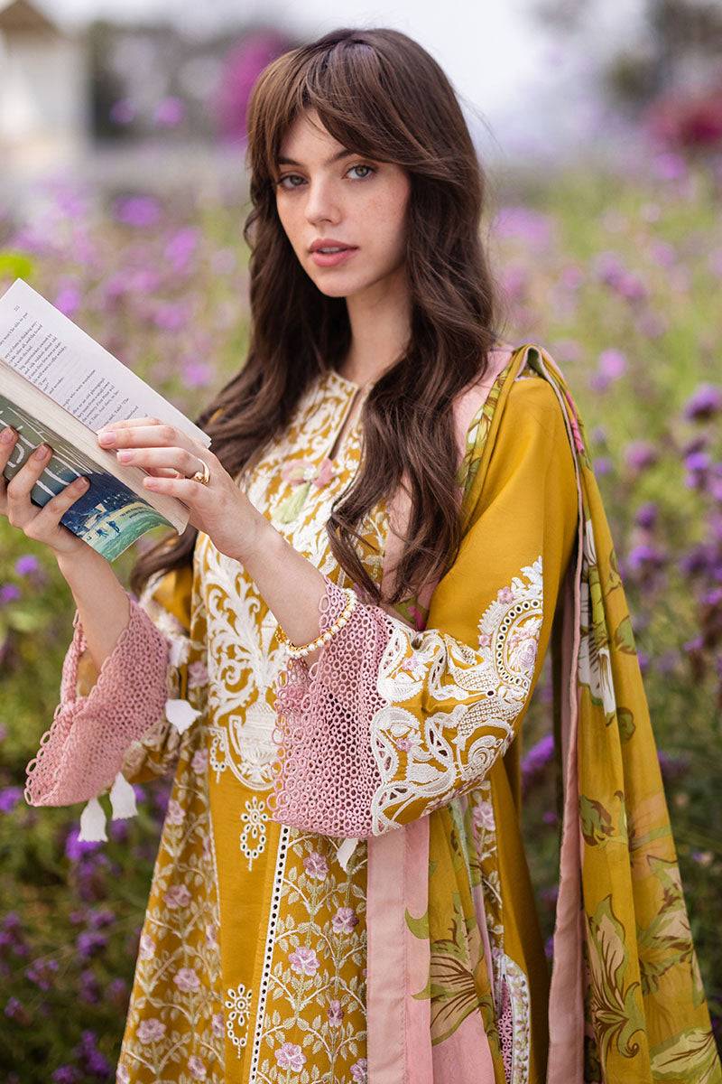 Mushq | Hemline The Secret Garden | WHISPERING PETALS - Pakistani Designer Dress - by Mushq | Type: Luxury - 100% Original at Saira Sultan