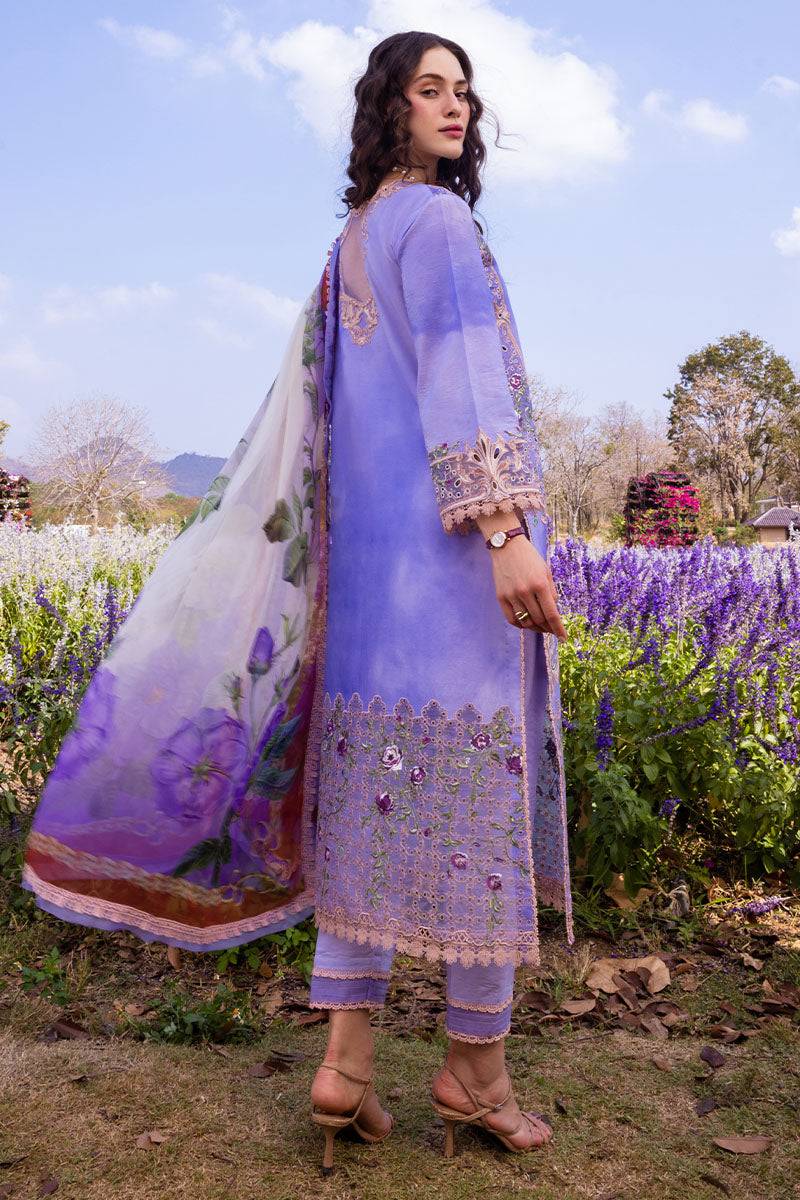 Mushq | Hemline The Secret Garden | PURPLE EMPEROR - Pakistani Designer Dress - by Mushq | Type: Luxury - 100% Original at Saira Sultan