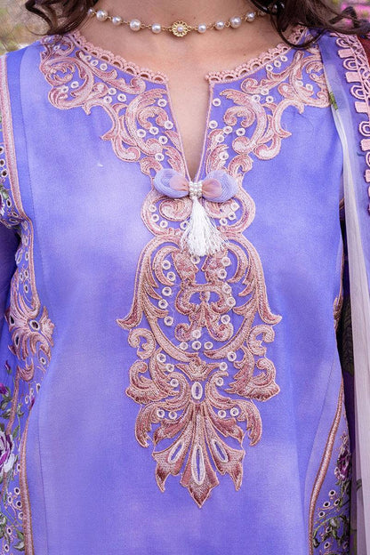 Mushq | Hemline The Secret Garden | PURPLE EMPEROR - Pakistani Designer Dress - by Mushq | Type: Luxury - 100% Original at Saira Sultan