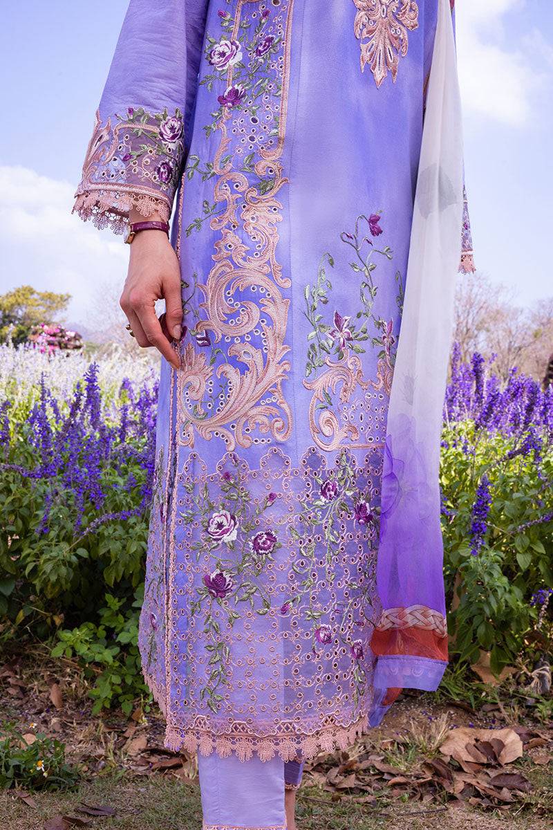 Mushq | Hemline The Secret Garden | PURPLE EMPEROR - Pakistani Designer Dress - by Mushq | Type: Luxury - 100% Original at Saira Sultan
