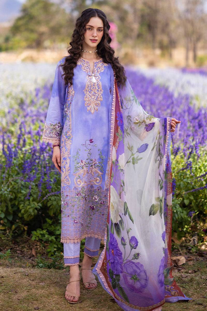 Mushq | Hemline The Secret Garden | PURPLE EMPEROR - Pakistani Designer Dress - by Mushq | Type: Luxury - 100% Original at Saira Sultan