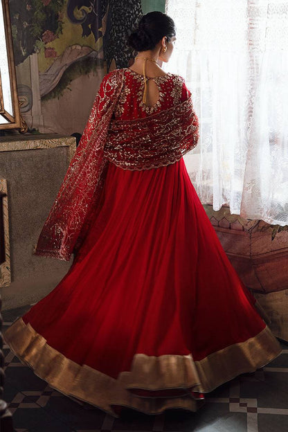 Mushq | Irha Kalidaar Chiffon Pret | RAYA - Pakistani Designer Dress - by Mushq | Type: Formal - 100% Original at Saira Sultan