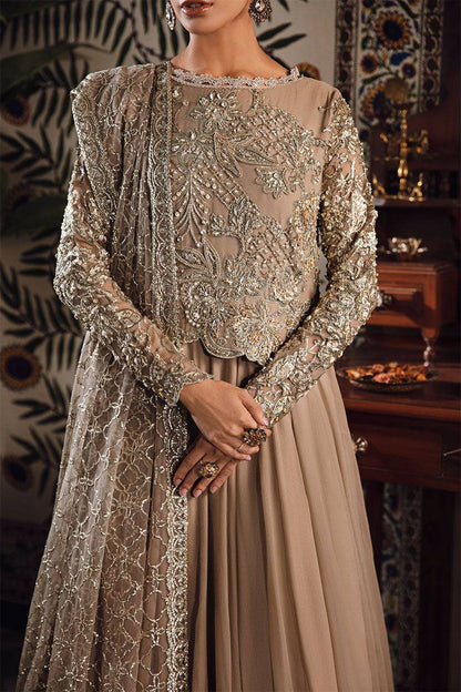 Mushq | Irha Kalidaar Chiffon Pret | HAZEL - Pakistani Designer Dress - by Mushq | Type: Formal - 100% Original at Saira Sultan