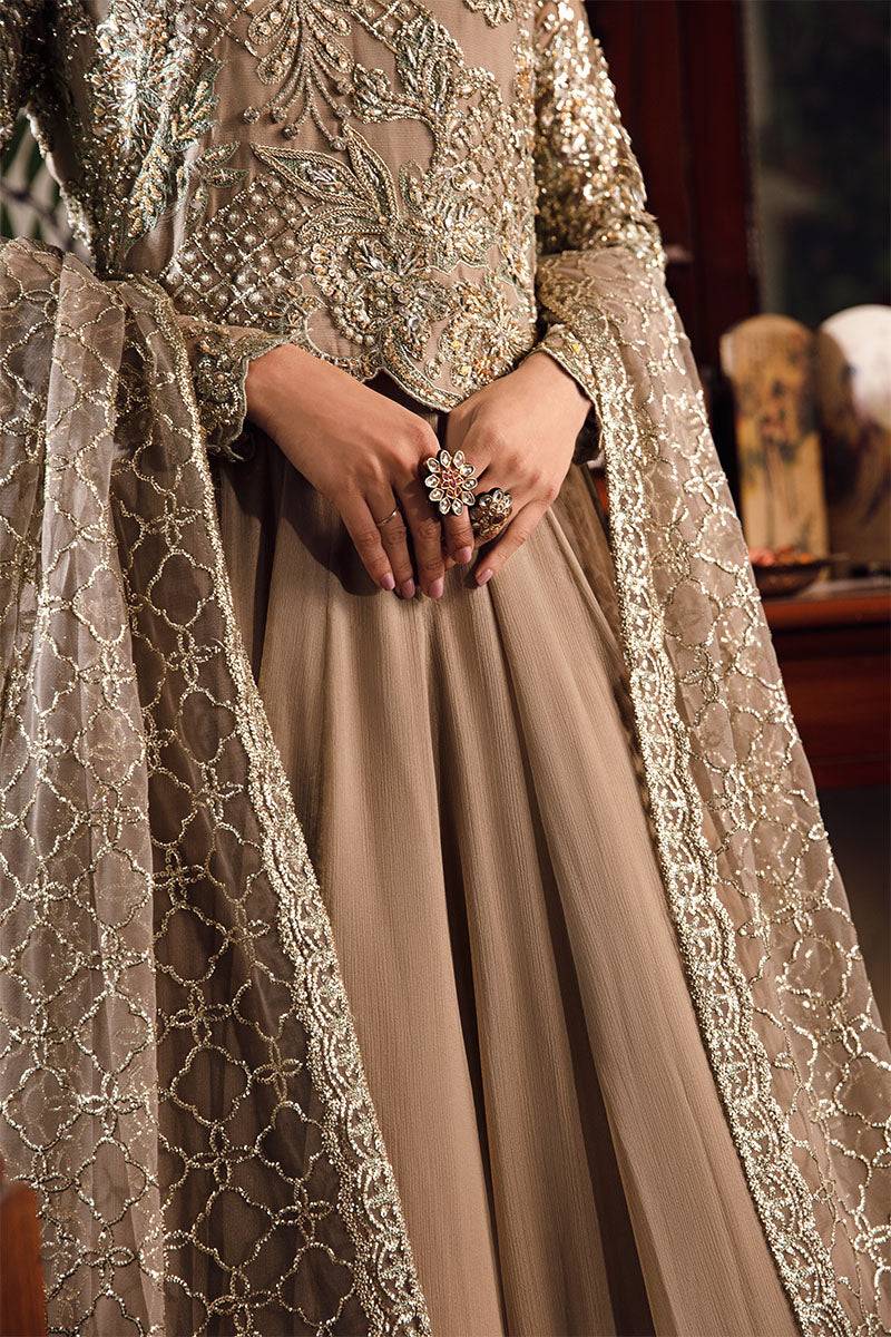 Mushq | Irha Kalidaar Chiffon Pret | HAZEL - Pakistani Designer Dress - by Mushq | Type: Formal - 100% Original at Saira Sultan