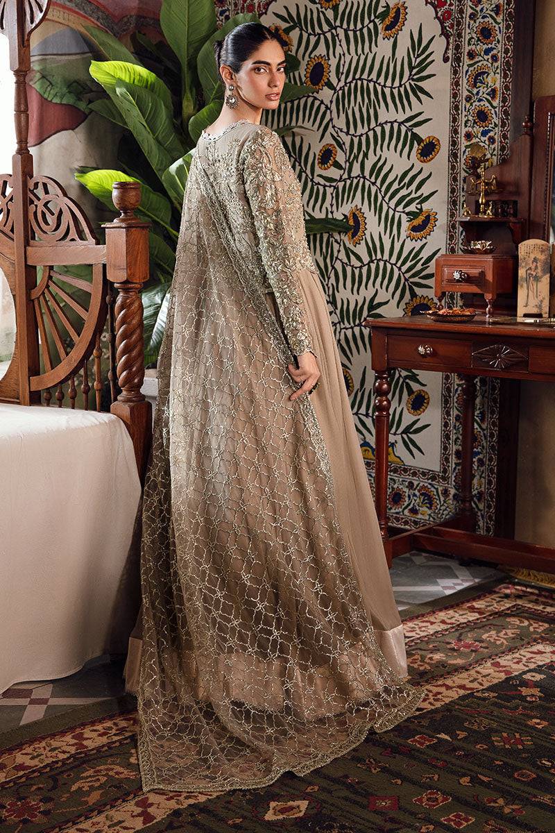 Mushq | Irha Kalidaar Chiffon Pret | HAZEL - Pakistani Designer Dress - by Mushq | Type: Formal - 100% Original at Saira Sultan