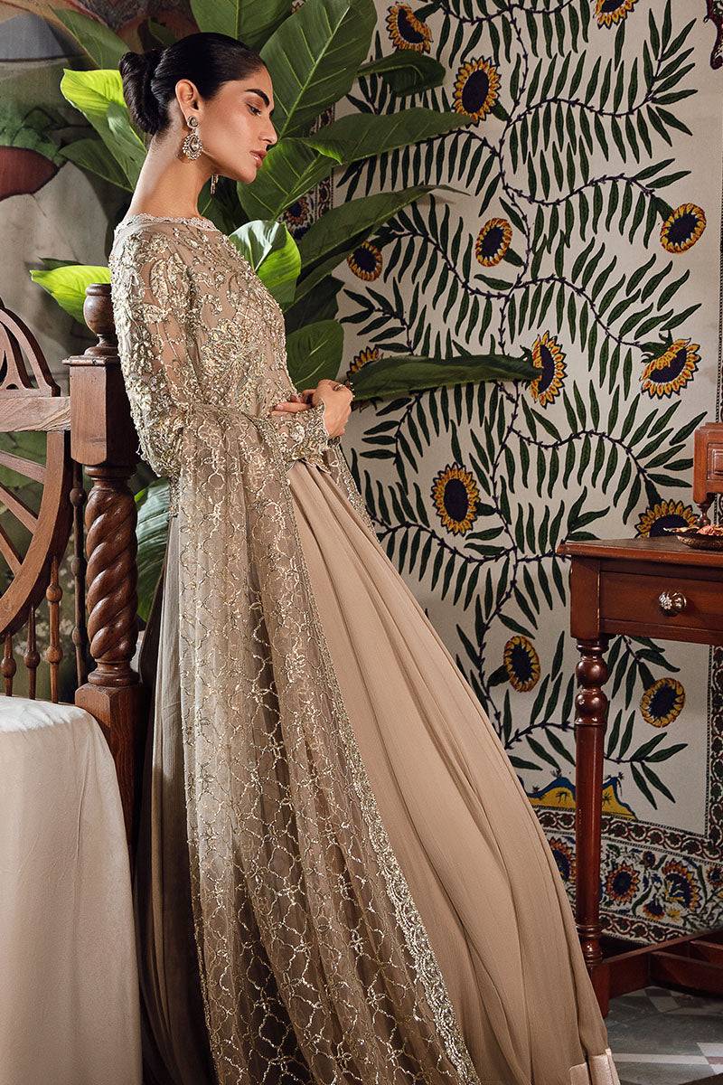 Mushq | Irha Kalidaar Chiffon Pret | HAZEL - Pakistani Designer Dress - by Mushq | Type: Formal - 100% Original at Saira Sultan