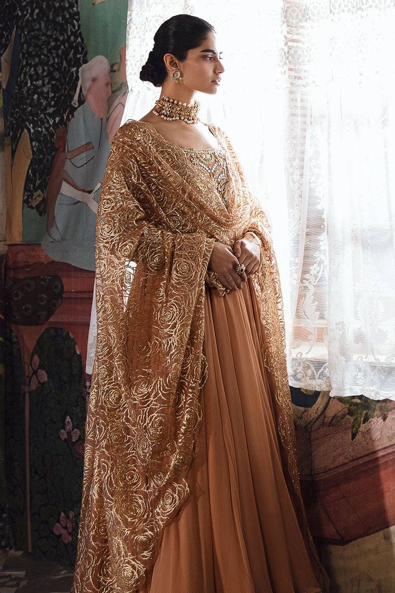 Mushq | Irha Kalidaar Chiffon Pret | CIEL - Pakistani Designer Dress - by Mushq | Type: Formal - 100% Original at Saira Sultan